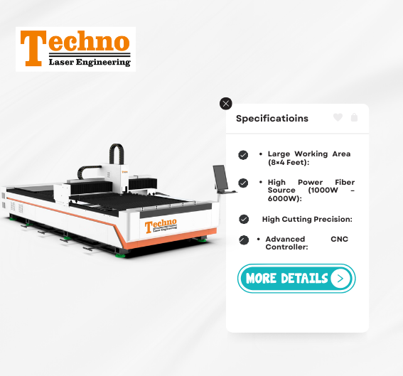8×4 Fiber Laser Cutting Machine Specifications